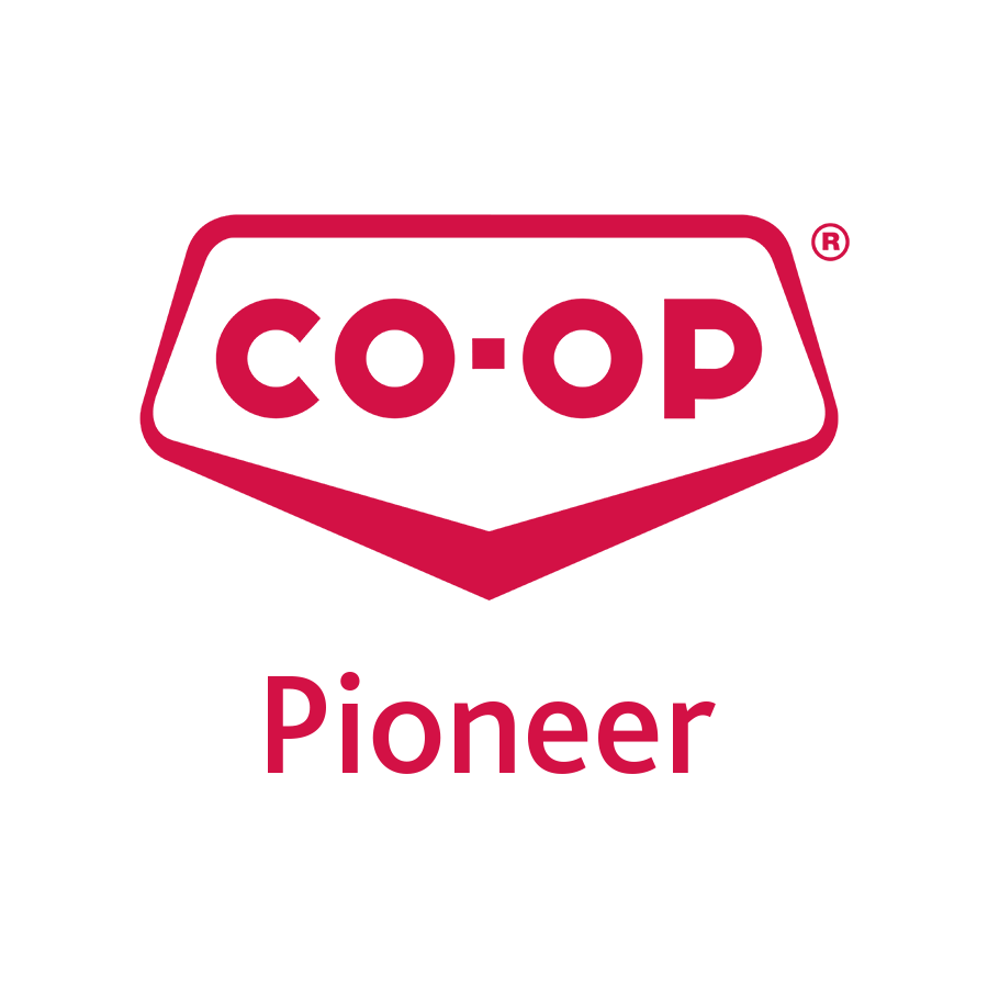 pioneer coop logo - red no background